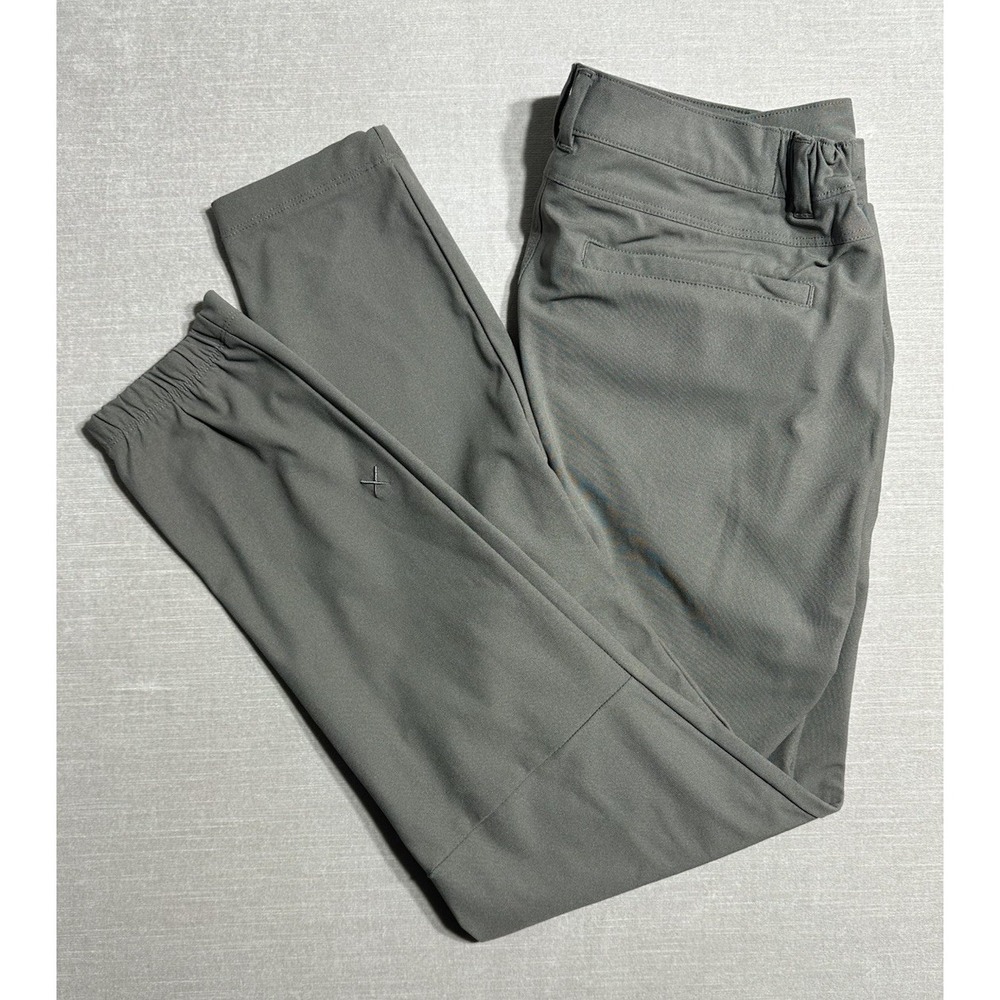 CUTS Pants Mens Medium Gray AO Jogger Stretch Zip Pocket Tapered